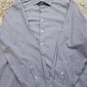Michael Strahan Men's Blue Dress Shirt NWOT